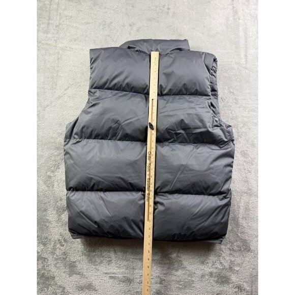 Nike Puffer Vest Mens Medium Gray Loose Fit Synthetic Fill Pockets FB7373-068 - Picture 10 of 11